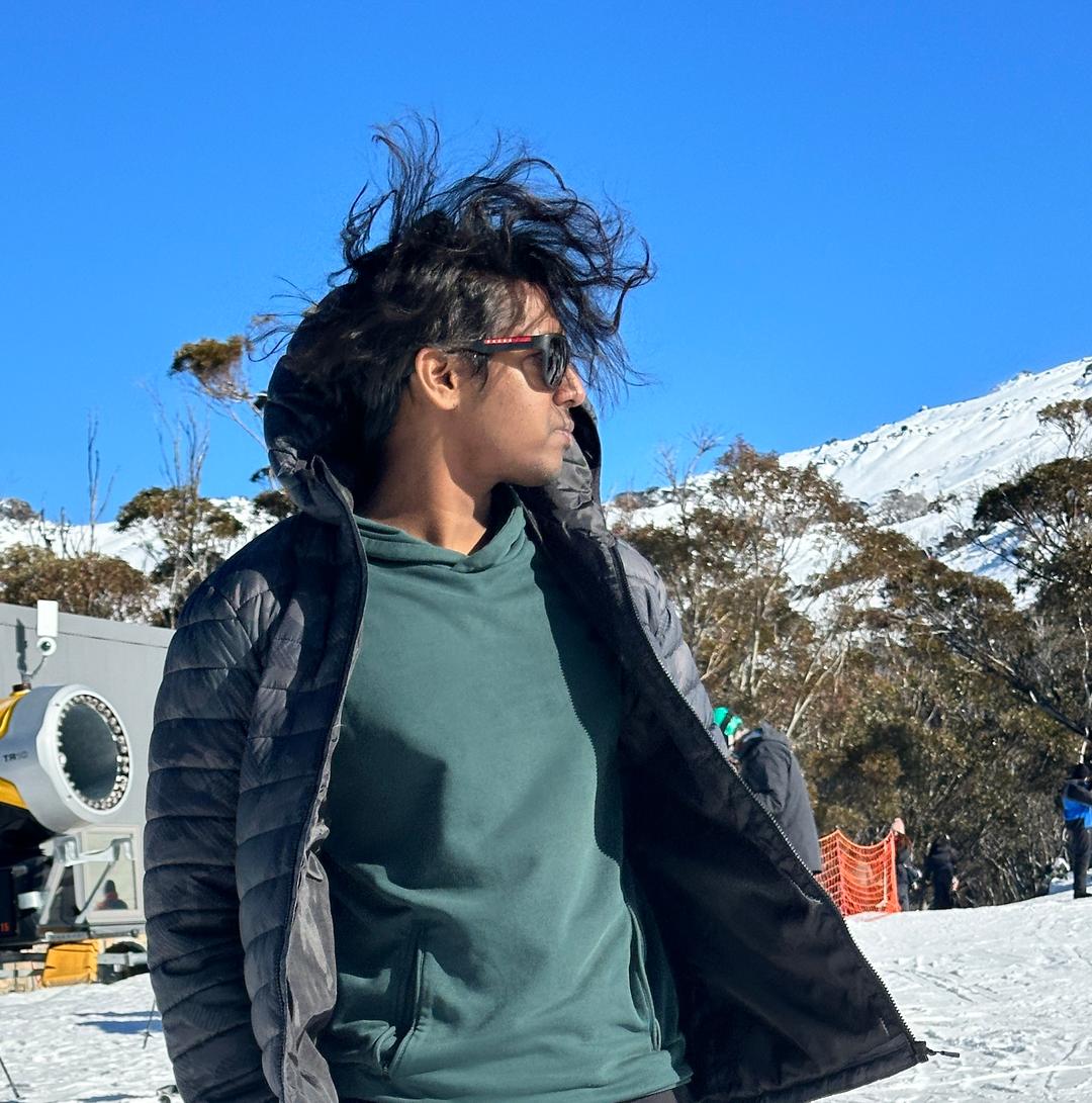 image of Imran Sefat in the Snow Mountain